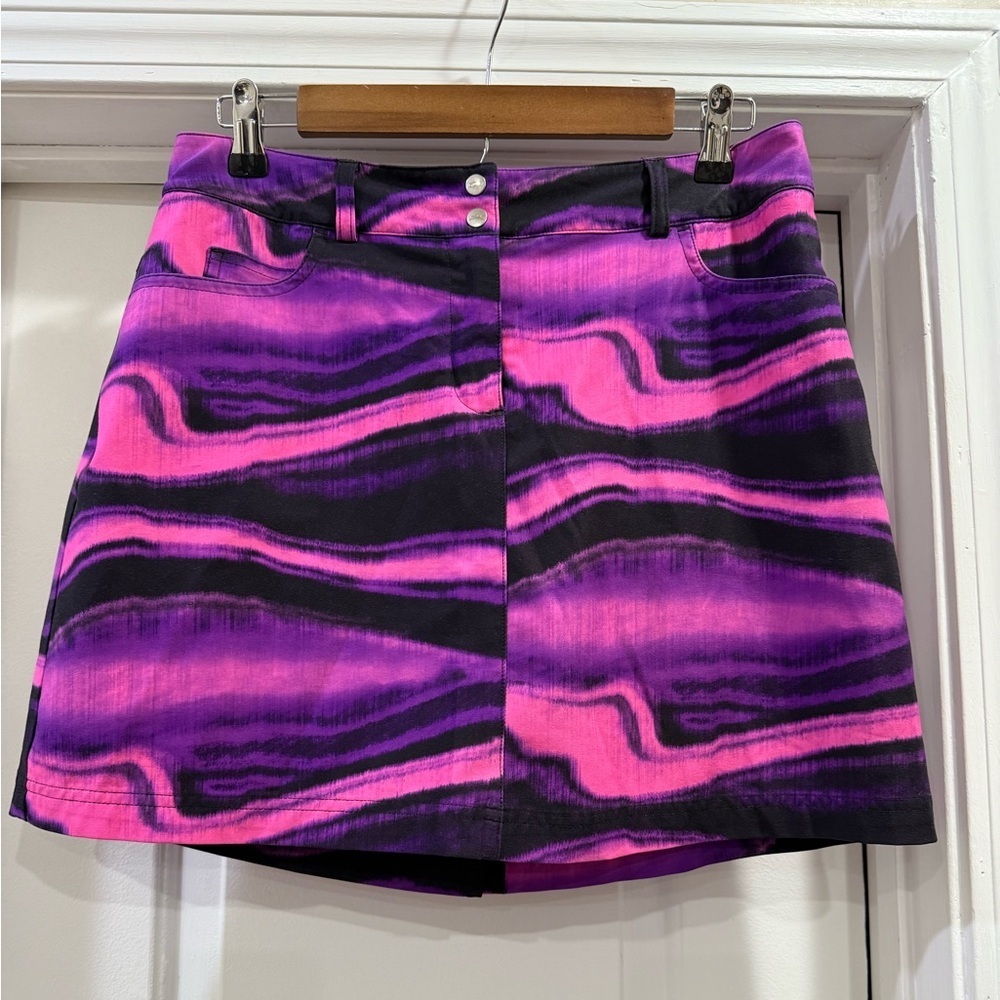 Slazenger Pink and Purple Golf Skort Size 6 - Picture 2 of 14